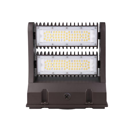 Beyond Led Technology LED Rotatable Wall Pack, Adj 120W/100W/80W, 10400-15600 Lumns, 5000K, Wall Sconce, Parker, 5 Yrs Warranty BLT-RWP01B-120WF1CYT1SA2 -BRA50